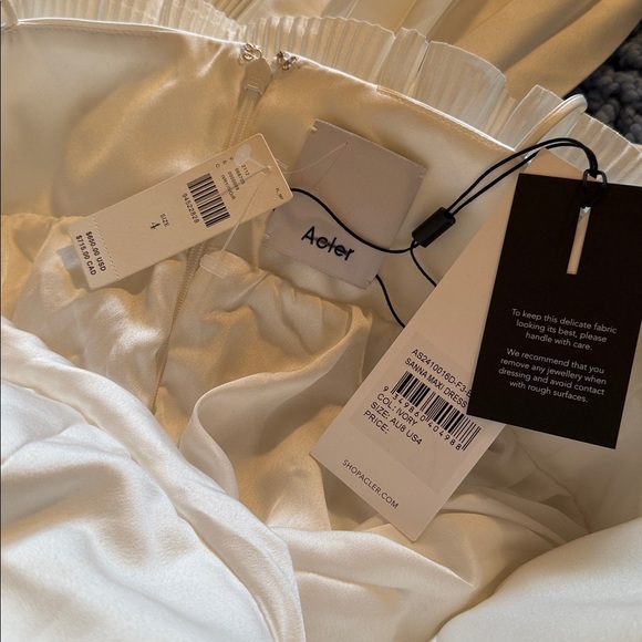 Acler Sanna Pleated Maxi Dress Anthropologie - Picture 10 of 11